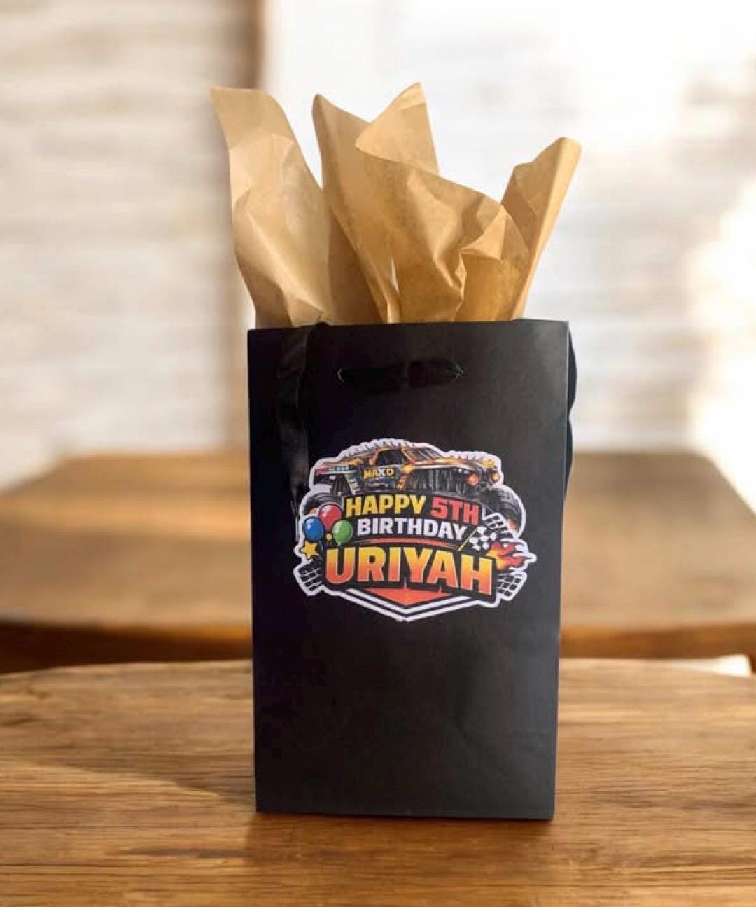 Custom Birthday Favor Bags or Stickers Only | Personalized Party Bags | Kids Party Favors | Custom Name & Theme Stickers
