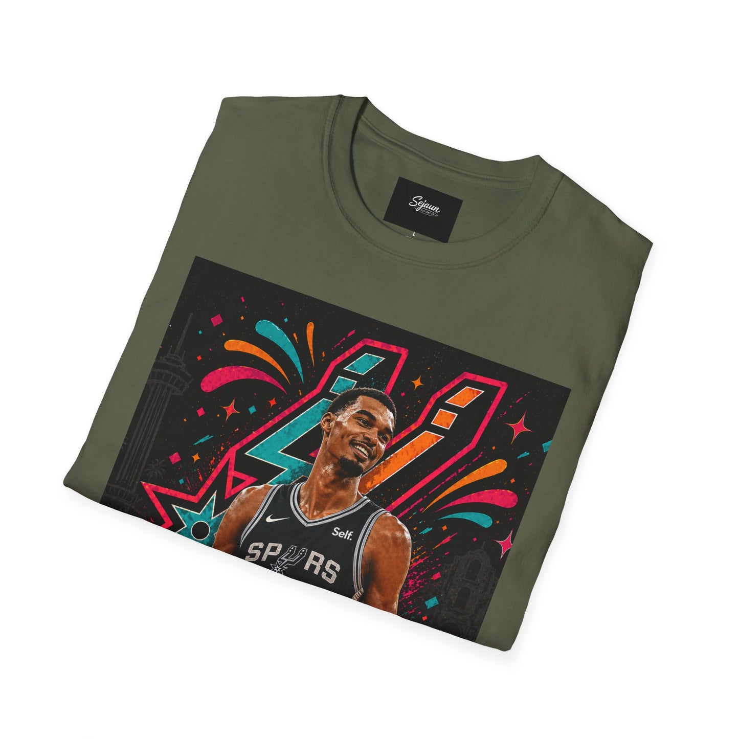 WEMVP Shirt Front & Back | 210 San Antonio Fiesta| Basketball Playoff Shirt | Unisex Graphic Tee || 210 Shirt San Antonio Spurs Wembanyama