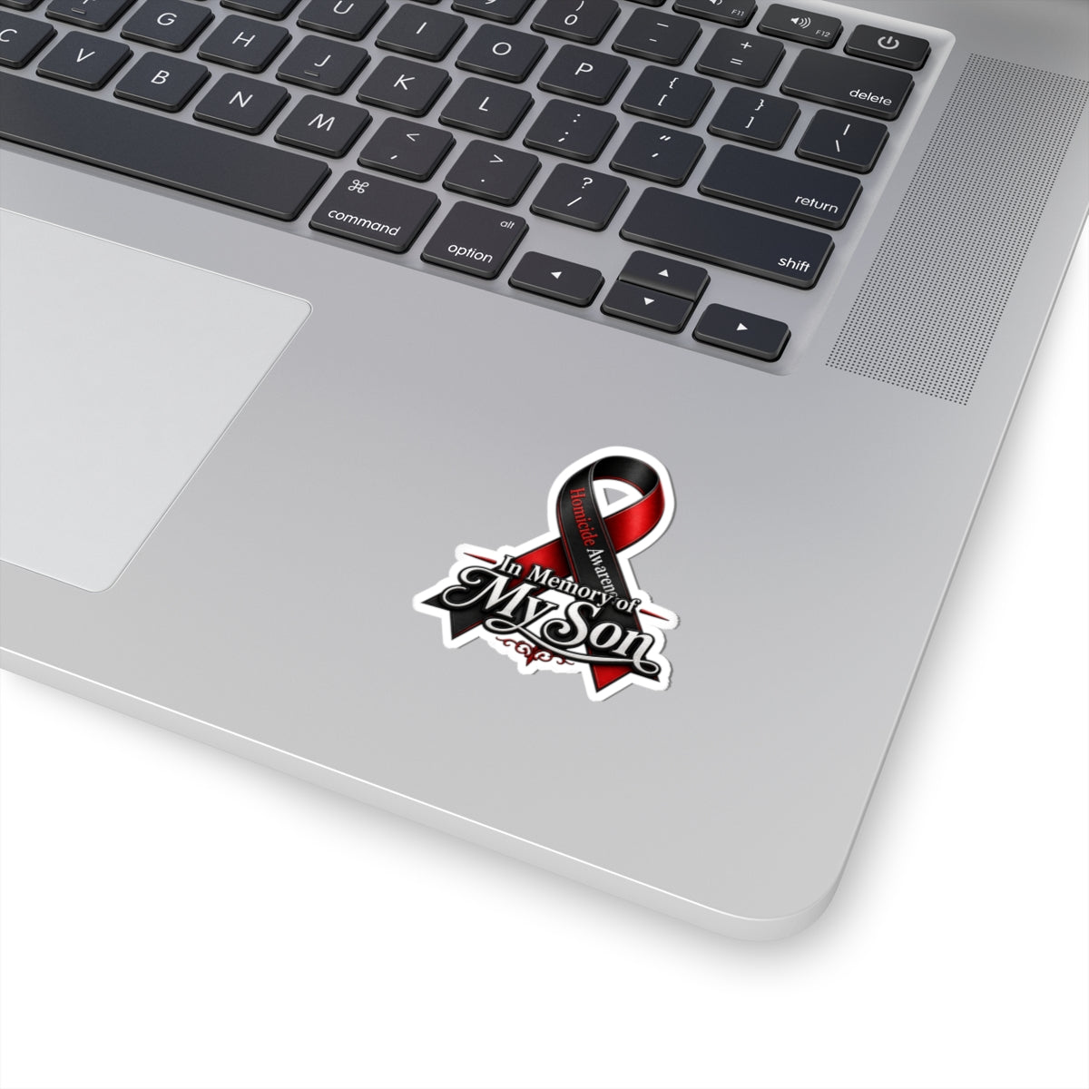 Homicide Awareness In Memory of My Son Sticker | Memorial Car Decal | Loss of Son Tribute | Custom Remembrance Vinyl