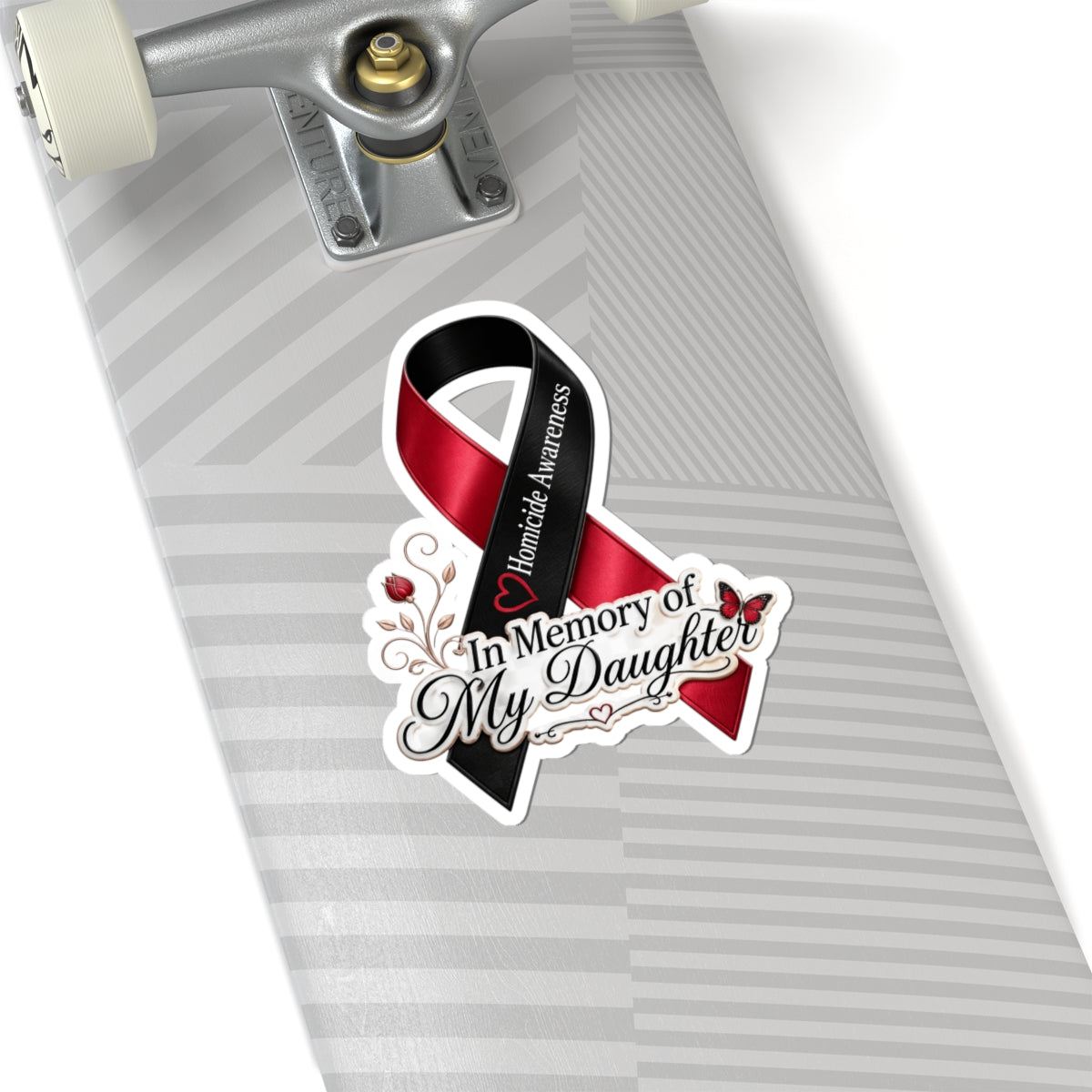 Homicide Awareness In Memory of My Daughter Sticker | Memorial Decal | Loss of Daughter Tribute | Remembrance Car Vinyl