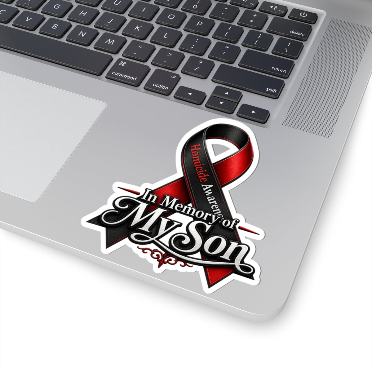 Homicide Awareness In Memory of My Son Sticker | Memorial Car Decal | Loss of Son Tribute | Custom Remembrance Vinyl