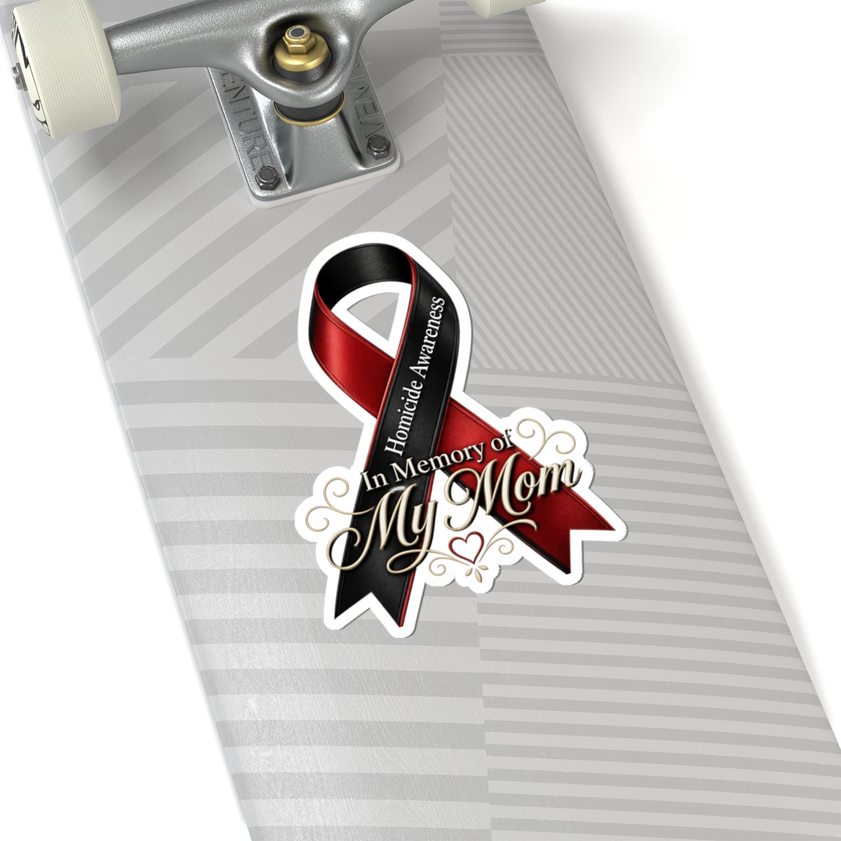 Homicide Awareness In Memory of My Mom Sticker | Memorial Decal for Mother | Loss of Mom Tribute | Remembrance Car Vinyl