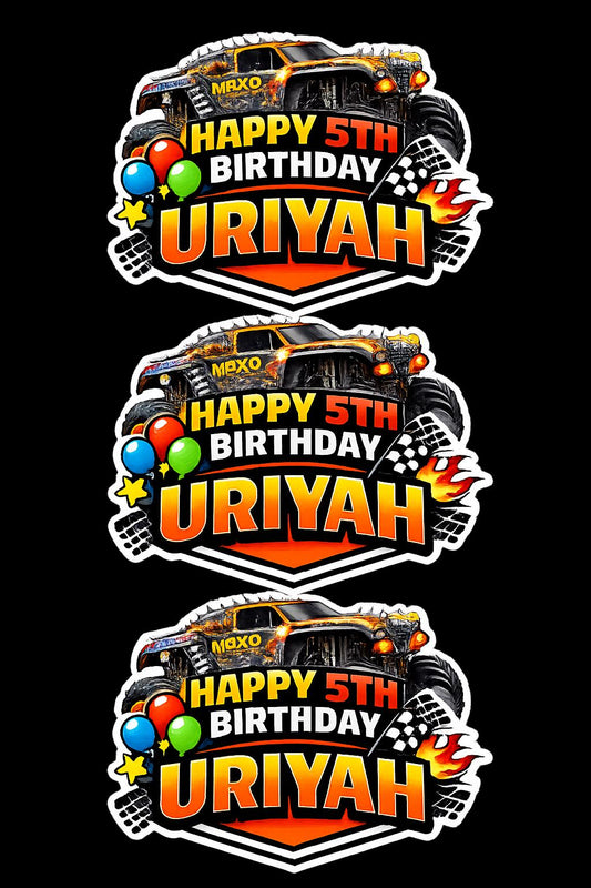 Custom Birthday Favor Bags or Stickers Only | Personalized Party Bags | Kids Party Favors | Custom Name & Theme Stickers