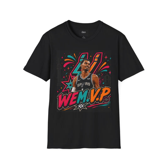 WEMVP Shirt Front & Back | 210 San Antonio Fiesta| Basketball Playoff Shirt | Unisex Graphic Tee || 210 Shirt San Antonio Spurs Wembanyama