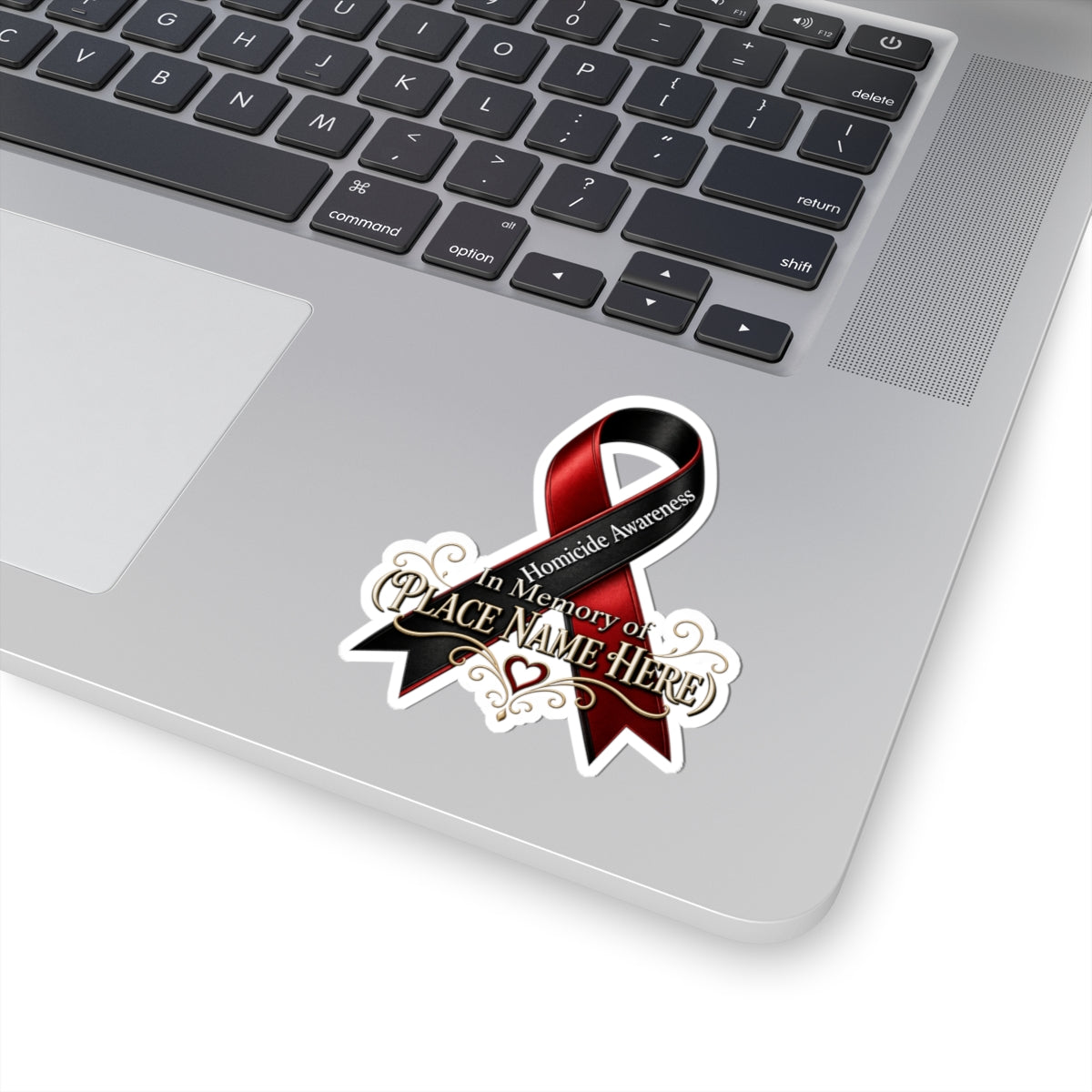 Custom Homicide Awareness Memorial Sticker | Personalized Name Decal | In Memory Of Sticker | Custom Tribute | Loss of Loved One