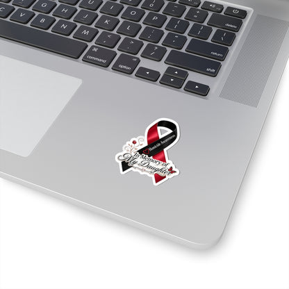 Homicide Awareness In Memory of My Daughter Sticker | Memorial Decal | Loss of Daughter Tribute | Remembrance Car Vinyl