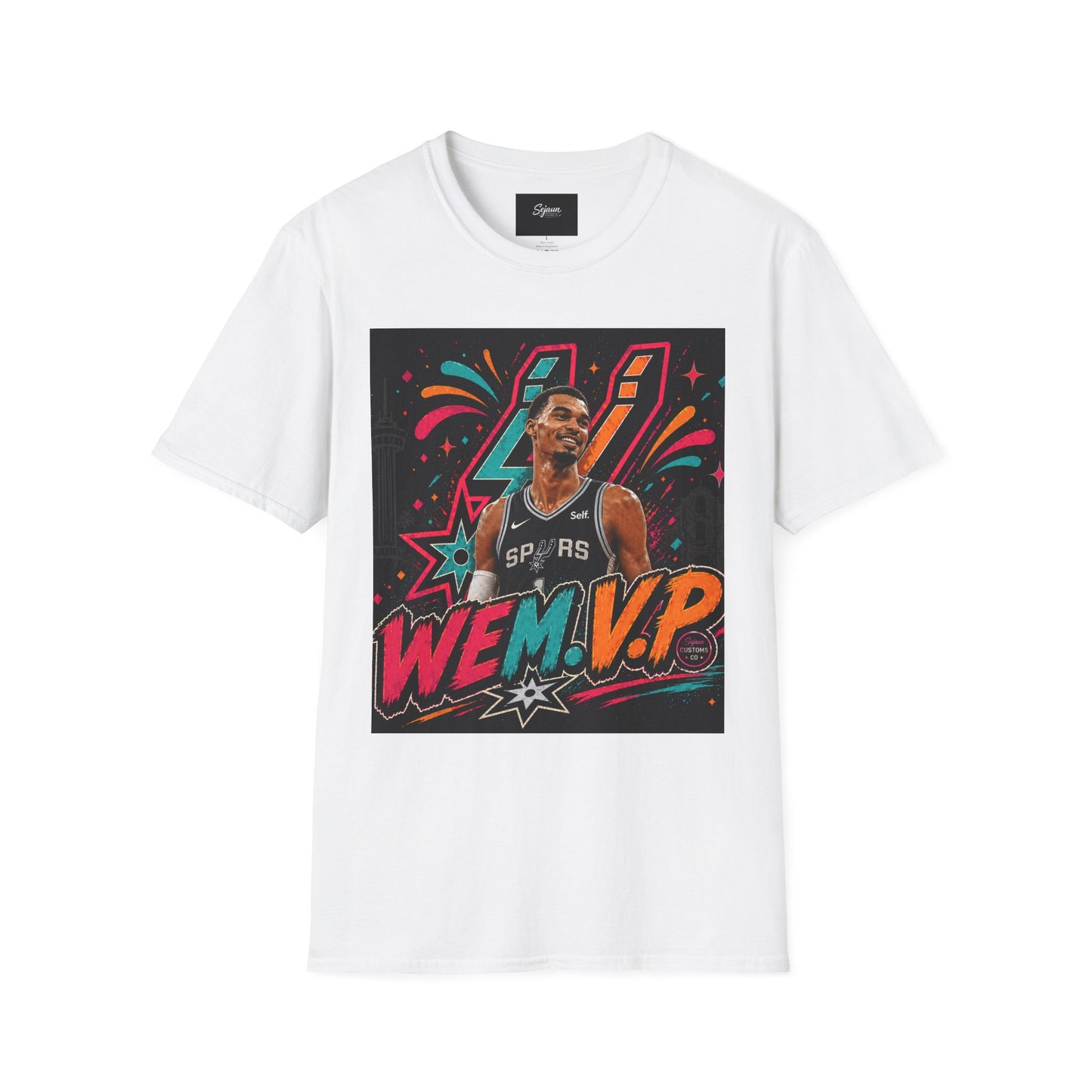 WEMVP Shirt Front & Back | 210 San Antonio Fiesta| Basketball Playoff Shirt | Unisex Graphic Tee || 210 Shirt San Antonio Spurs Wembanyama